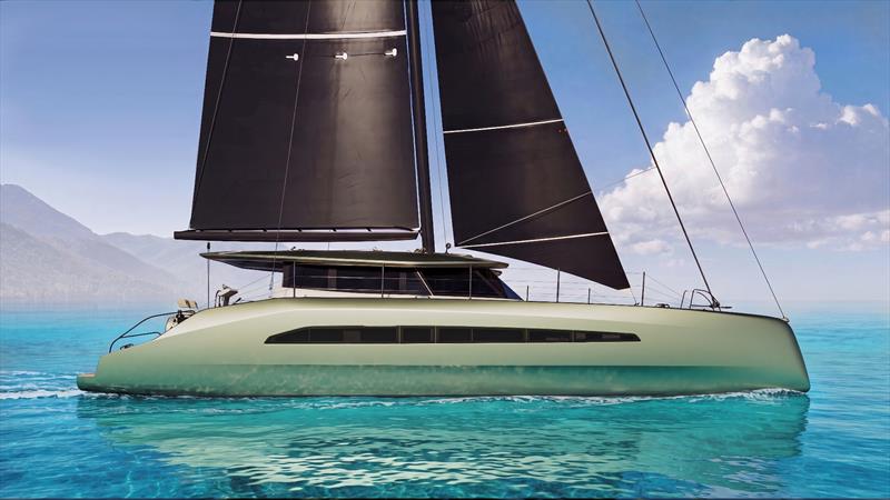 VMG 53 trimaran - renderings - photo © VMG