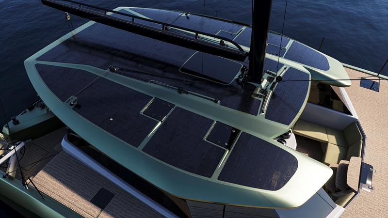 VMG 53 trimaran - renderings - photo © VMG
