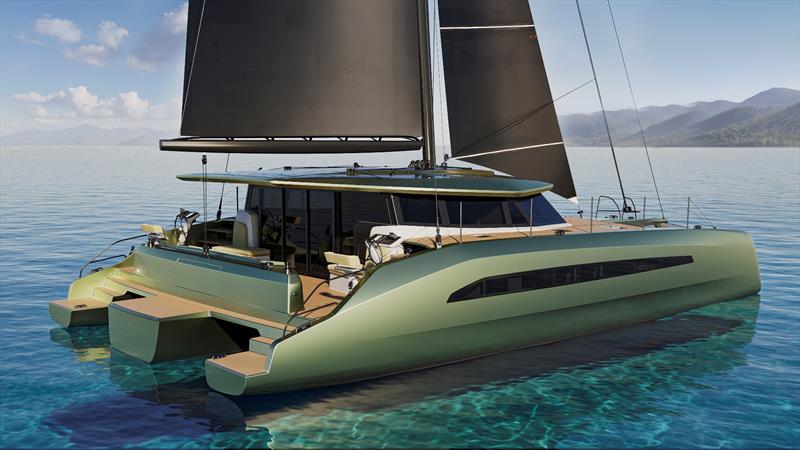 VMG 53 trimaran - renderings - photo © VMG