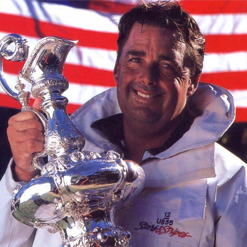 Dennis Conner - four times winner of the America's Cup after perhaps his greatest victory in Fremantle 1987 photo copyright Daniel Forster taken at San Diego Yacht Club and featuring the 12m class