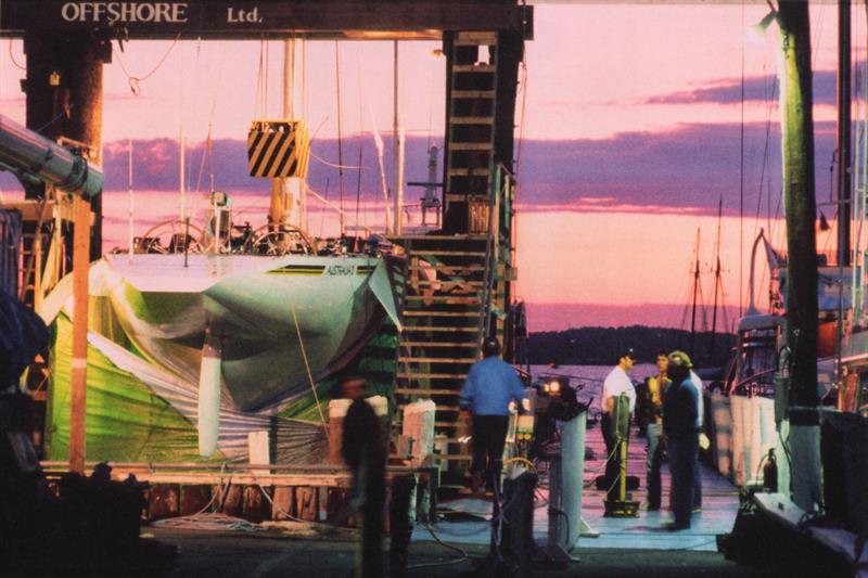 Australia II was heavily skirted for the 1983 America's Cup to conceal her winged keel photo copyright Paul Darling Collection - Sail-World.com taken at Royal Perth Yacht Club and featuring the 12m class