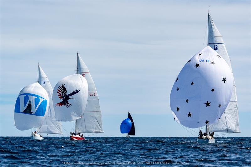 12 Metre North American Championship photo copyright Lauren Darby Zike taken at Ida Lewis Yacht Club and featuring the 12m class