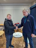 IOM Ranking 1 & 2 at West Lancs - Ranking 2 winner Rob Walsh with Commodore Andrew Hall &copy; A Tickle