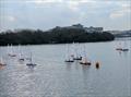 IOM Ranking 1 & 2 at West Lancs - Rounding the leeward mark &copy; A Tickle