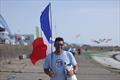 2026 IOM Worlds at Datchet Water - Alexis Carre with the French flag &copy; Mark Jardine