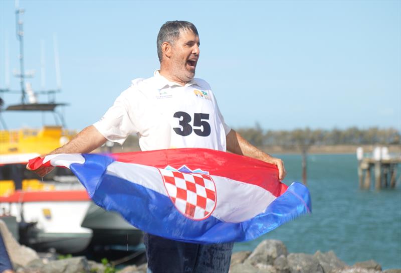 Zvonko Jelacic from Croatia wins the International One Metre World Championships in Gladstone, Australia - photo © Lacey Blake - CINOVA