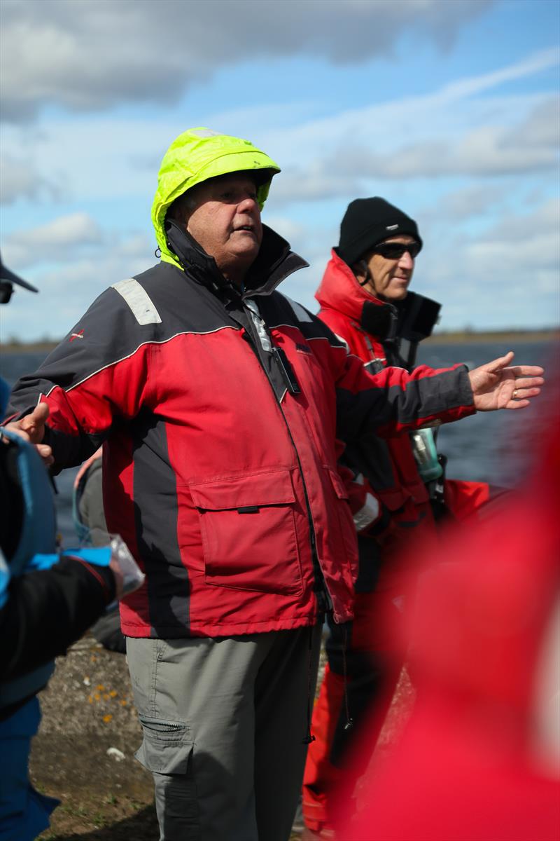 2026 IOM UK Nationals at Datchet - Derek Priestley expressing amazement at a start getting away first time - photo © Evergreen Video Productions