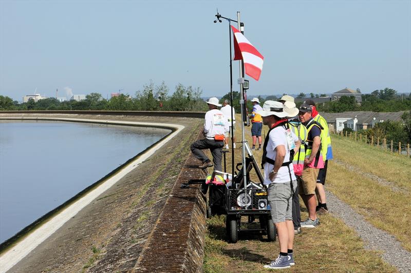 2026 IOM Worlds at Datchet Water Day 6 - Postponement flag - photo © Mark Jardine