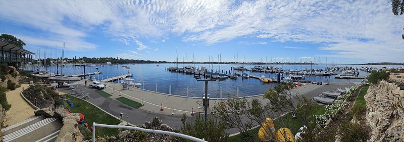 Spectacular views on every side photo copyright Ray Smith taken at Royal Freshwater Bay Yacht Club and featuring the 2.4m class