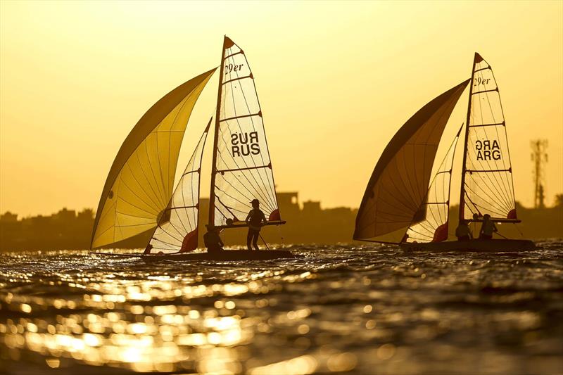 Day 1 of the Youth Sailing World Championships presented by Hempel - photo © Lloyd Images / Oman Sail