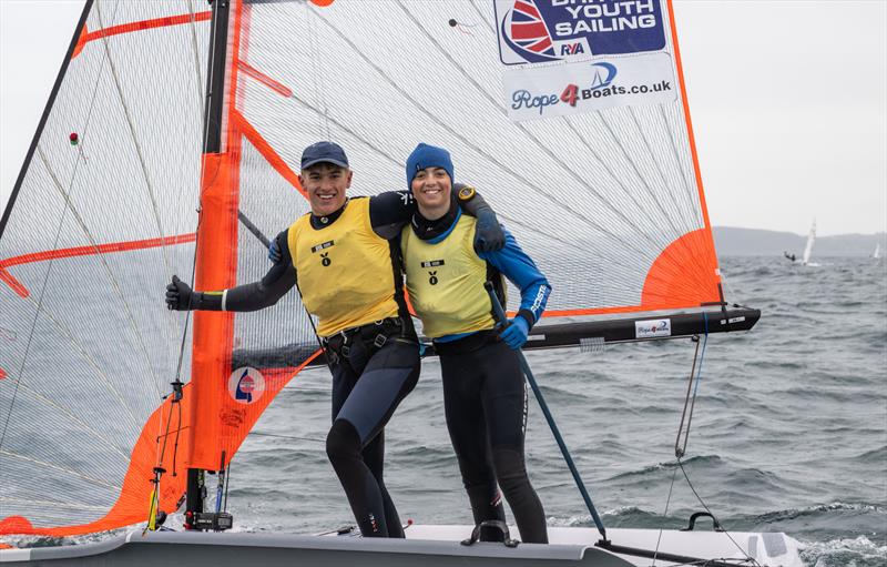 2025 RYA Youth National Championships photo copyright RYA / PKC Media taken at Plas Heli Welsh National Sailing Academy and featuring the 29er class