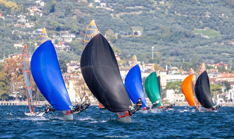 29er Eurocup 2025 Final day 2 photo copyright FVR / Zerogradinord taken at Fraglia Vela Riva and featuring the 29er class