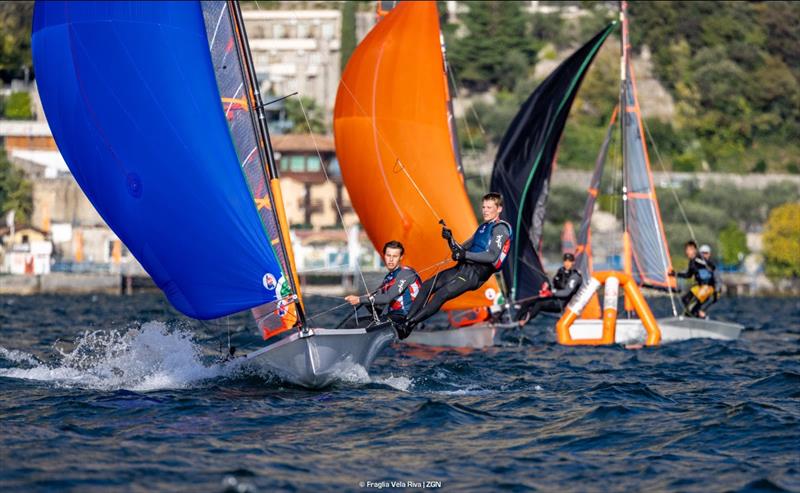 29er Eurocup 2025 Final day 3 photo copyright FVR / Zerogradinord taken at Fraglia Vela Riva and featuring the 29er class