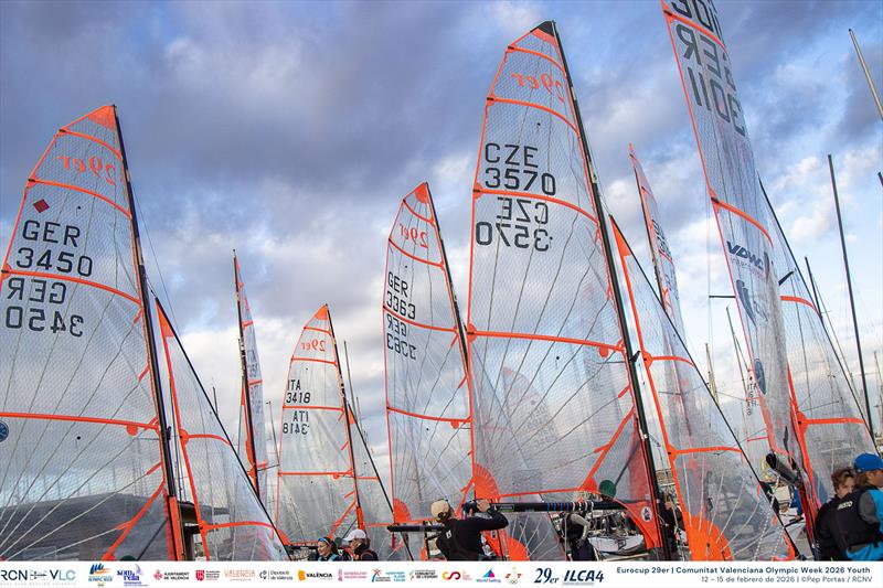 2026 Valencian Community Youth Olympic Week - Day 2 photo copyright Pep Portas / RCNV taken at Real Club Nautico Valencia and featuring the 29er class