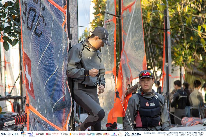 2026 Valencian Community Youth Olympic Week - Day 2 photo copyright Pep Portas / RCNV taken at Real Club Nautico Valencia and featuring the 29er class