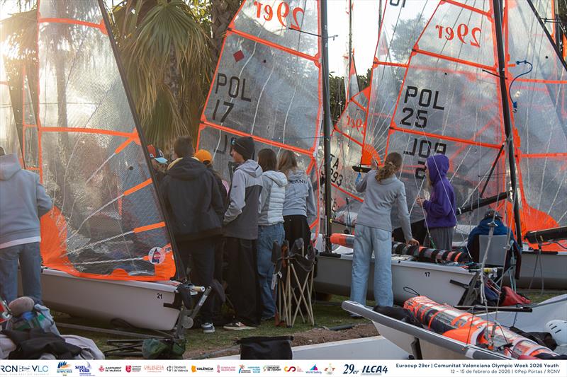 2026 Valencian Community Youth Olympic Week - Day 2 photo copyright Pep Portas / RCNV taken at Real Club Nautico Valencia and featuring the 29er class