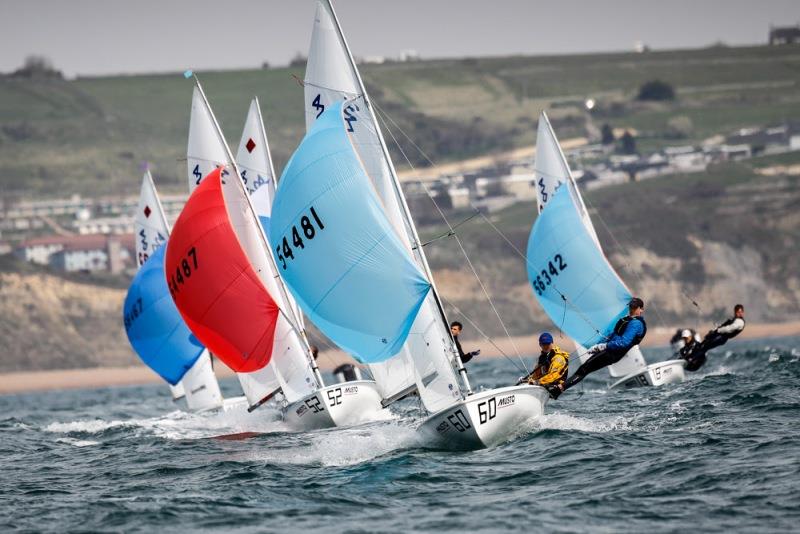 Calum Cook and Calum Bell, 420 photo copyright RYA / British Youth Sailing / Paul Wyeth taken at Plymouth Youth Sailing Club and featuring the 420 class