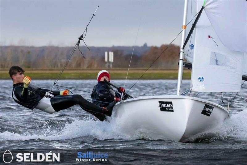 Harry George & Ralph Cawthorne finish as top juniors in the Datchet Flyer 2023 - photo © Tim Olin / www.olinphoto.co.uk