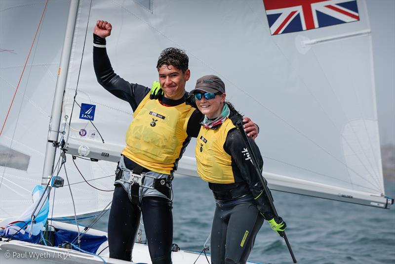 2024 RYA Youth National Championships - Fflir Arwen and Matthew Rayner, 420 - photo © Paul Wyeth / RYA