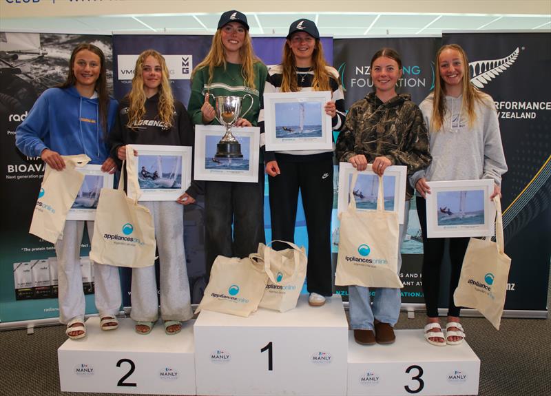 420 Girls medalists - Predictwind Youth NZ Nationals - Manly SC - September 2025 - photo © Insight Media