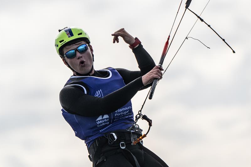 Toby Wigglesworth (NZL) - Boys Kite - Day 5 - Youth Sailing Championships - December 19 2025 - Vilamoura - photo © Joao Costa Ferreira
