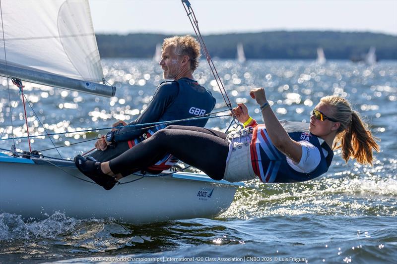 Neil Marsden and Merle Nieuwland - 420 World Championship - photo © Luis Fráguas