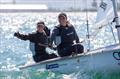 Tina Mrak/Veronica Macarol (SLO) seize the 470 Europeans lead on race day 4 - 2018 470 European Championships - Day 4 © Nikos Alevromytis / International 470 Class