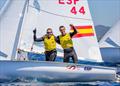 470 Mixed - Jordi Xammar / Marta Cardona (ESP) &copy; Sailing Energy / French Olympic Week Hyères - TPM