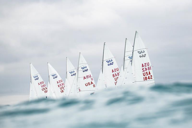 2024 U.S. Olympic Team Trials - Sailing Day 6 photo copyright US Sailing Team taken at US Sailing Center of Martin County and featuring the 470 class