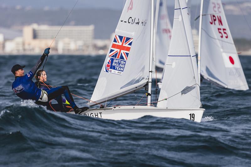 Vita Heathcote & Chris Grube (GBR) - 470 World Championship in Llucmajor, Mallorca - Day 5 - photo © Bernardí Bibiloni / Int. 470 Class