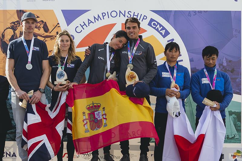 2024 470 World Championship Podium photo copyright Bernardí Bibiloni / Int. 470 Class taken at Club Nàutic S'Arenal and featuring the 470 class