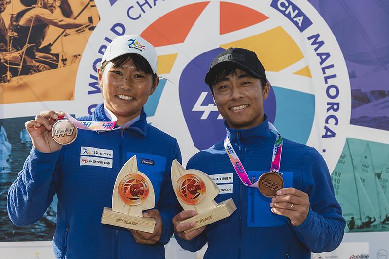 Keiju Okada & Miho Yoshioka (JPN) - 470 World Championship 2024 - photo © Bernardí Bibiloni / Int. 470 Class