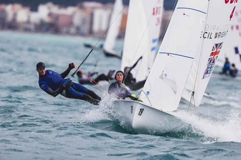 Vita Heathcote & Chris Grube (GBR) during the 470 World Championship 2024 - photo © Bernardí Bibiloni / Int. 470 Class