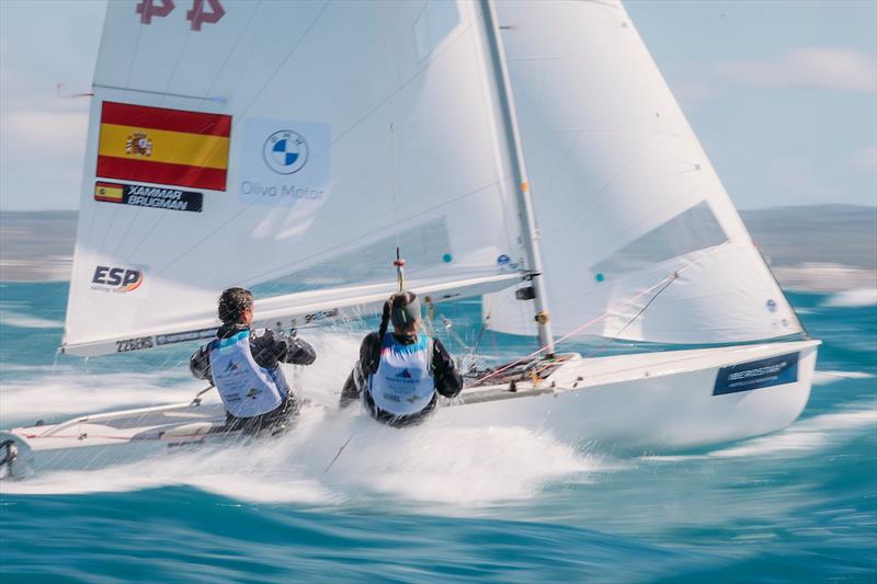 53 Trofeo Princesa Sofía Mallorca by Iberostar Day 1: Xammar / Brugman (ESP) photo copyright Sailing Energy / Trofeo Princesa Sofía taken at Real Club Náutico de Palma and featuring the 470 class