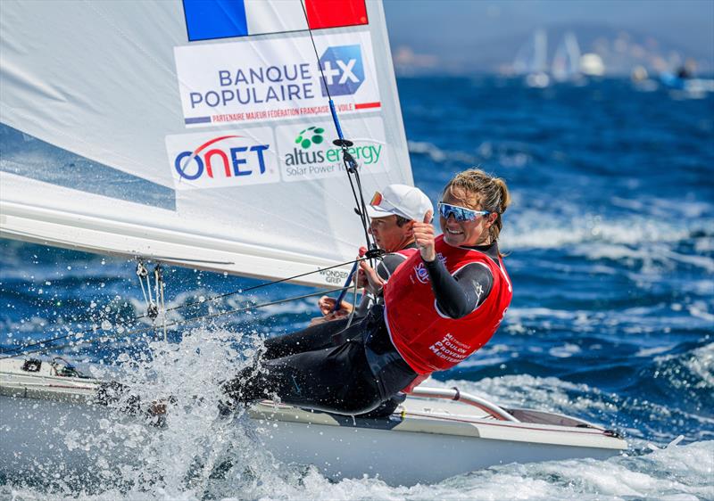 470 class at French Olympic Week Hyères 2026 - Final day - photo © Sailing Energy / French Olympic Week Hyères - TPM