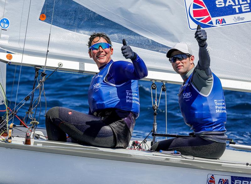 470 class at French Olympic Week Hyères 2026 - Final day - photo © Sailing Energy / French Olympic Week Hyères - TPM
