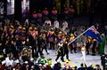 Opening ceremony Rio 2016 where Peter Burling and Blair Tuke were flagbearers for New Zealand © Sailing Energy / World Sailing