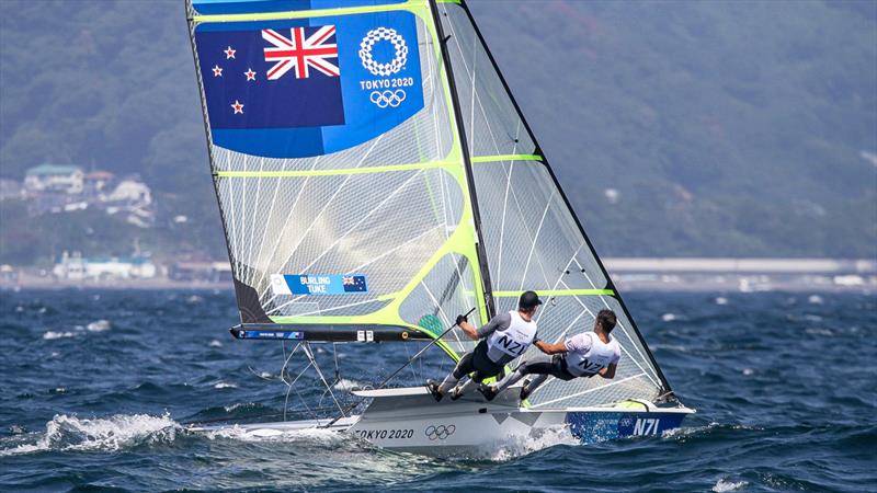 Tokyo2020 - Day 4 - July, 28, - Enoshima, Japan. 49er - Peter Burling and Blair Tuke (NZL) photo copyright Richard Gladwell - Sail-World.com / nz taken at  and featuring the 49er class