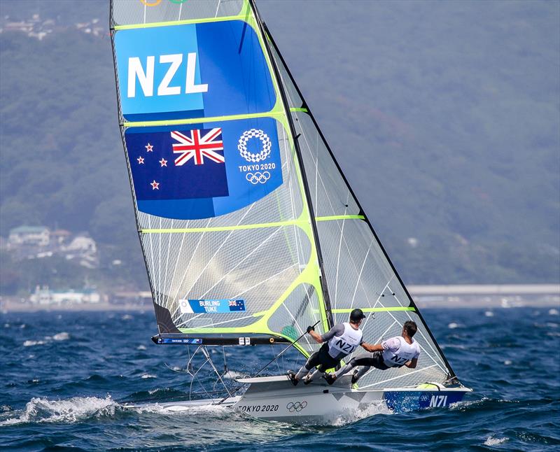 Peter Burling and Blair Tuke - Mens 49er - Tokyo2020 - Day 4 - July, 28, 2021 - Enoshima, Japan. - photo © Richard Gladwell - Sail-World.com/nz