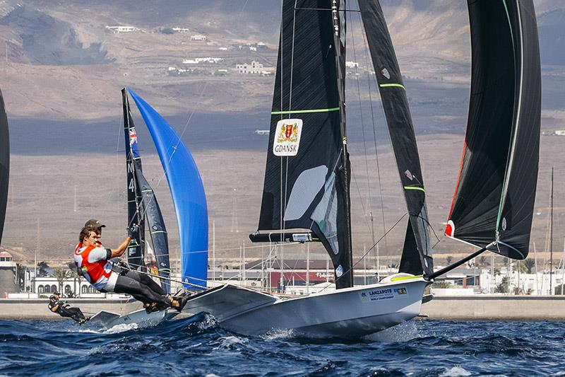 Mikolaj Staniul & Jakub Sztorch - POL 64 - 49er and 49erFX World Championships 2024 - photo © Sailing Energy / Lanzarote Sailing Center