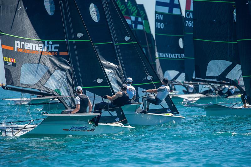 49er and 49erFX Europeans at La Grande Motte Day 3 - photo © YCGM / Didier Hillaire