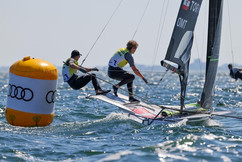 Danish Dynamite: Frederik Rask and Jakob Precht-Jensen make up for missing Olympic selection with 49er victory at Kiel Week - photo © Christian Beeck