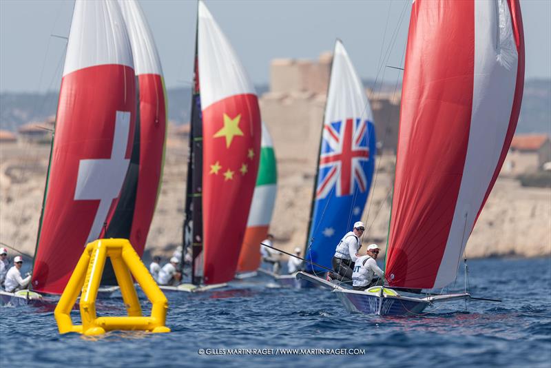 49er - Marseille - Paris2024 Olympic Regatta - July 28, 2024 - photo © Gilles Martin-Raget