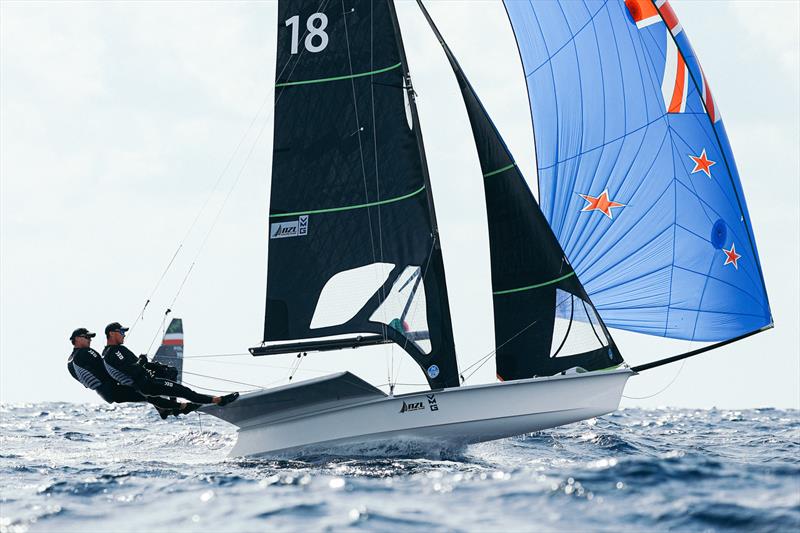 Isaac McHardie William Mckenzie (NZL) - 49er World Championships - Sardinia - October 2025 - photo © Sailing Energy