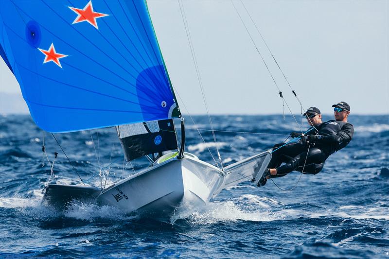 Isaac McHardie William Mckenzie (NZL) - 49er World Championships - Sardinia - October 2025 - photo © Sailing Energy