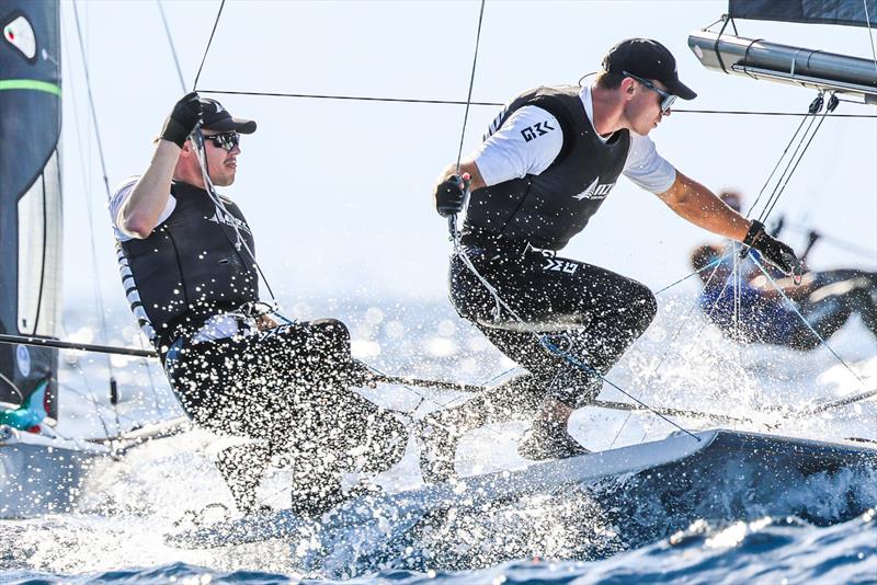 Isaac McHardie William McKenzie (NZL) - 49er World Championships - Sardinia - October 2025 - photo © Sailing Energy