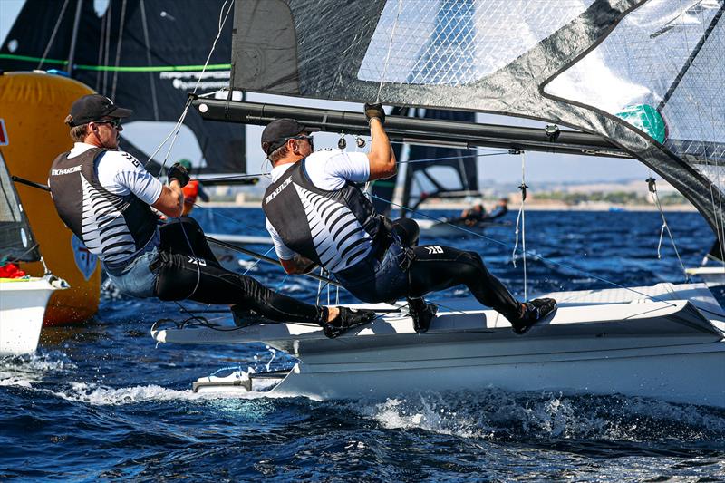 Isaac McHardie William Mckenzie (NZL) - 49er World Championships - Sardinia - October 2025 - photo © Sailing Energy
