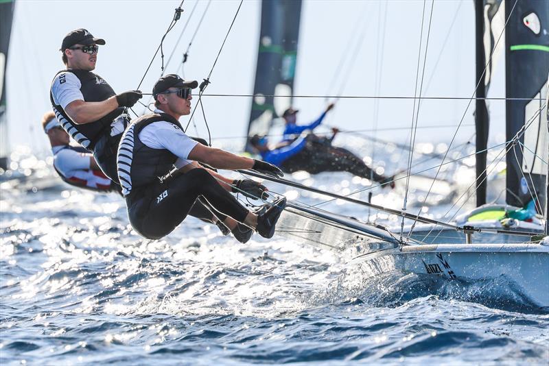  Isaac McHardie William McKenzie (NZL) - 49er World Championships - Sardinia - October 2025 - photo © Sailing Energy
