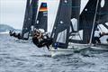 © Beau Outteridge Laura Harding & Annie Wilmot (49erFX) competing at 49er, 49erFX & Nacra 17 World Championships in Hubbards, NS, Canada © Beau Outteridge