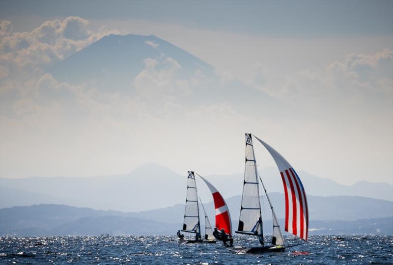 Stephanie Roble and Maggie Shea, 49erFX photo copyright Sailing Energy / US Sailing taken at  and featuring the 49er FX class